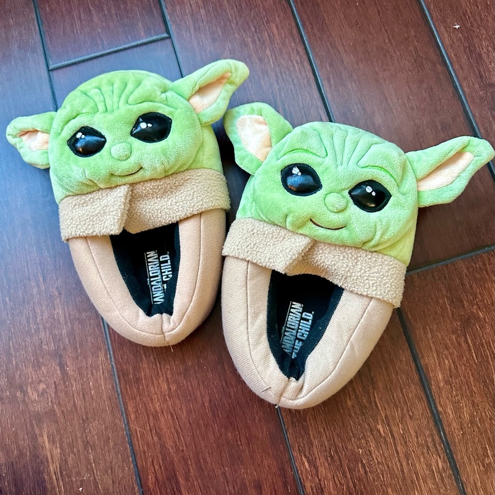 Kids Star Wars, Mandalorian, Grogu, Yoda Slippers